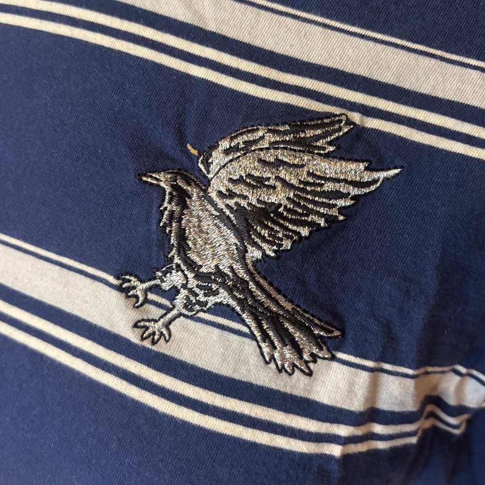 Ravenclaw Blue Striped Shirt M - Picture 2 of 5